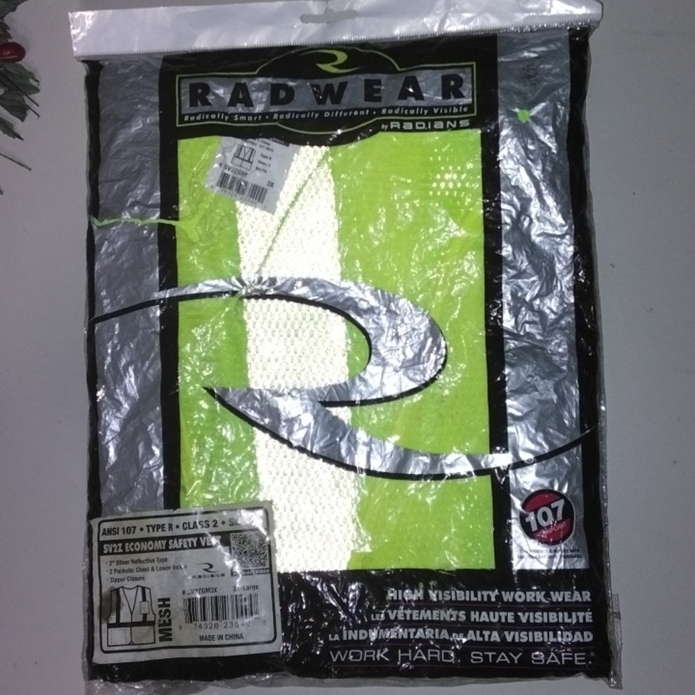 Economy safety vest class 2 type R mens 3x